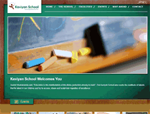 Tablet Screenshot of kaviyanschool.com